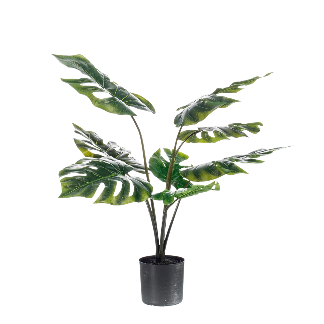 Kunstplant - Monstera Deliciosa - 65-80 cm